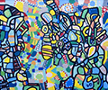 MAD AT YOU 120X70 ACRYLIC ON CANVAS