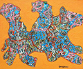 RIDERS 90X60 ACRYLIC ON CANVAS
