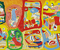 FACES70X140-OIL-ON-CANVAS