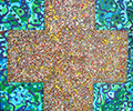 CROSS 70X70 ACRYLIC ON CANVAS